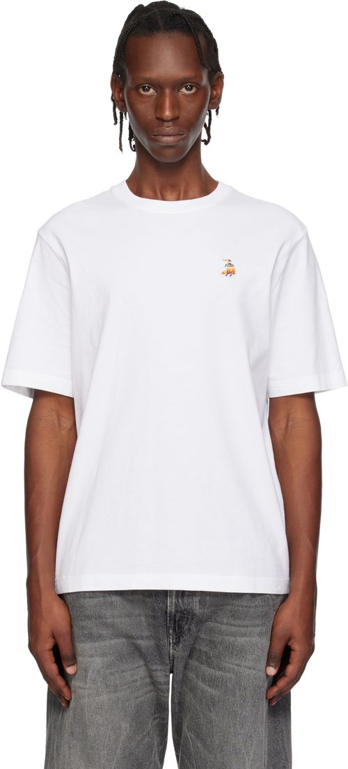 White Dreaming Fox Comfort T-shirt