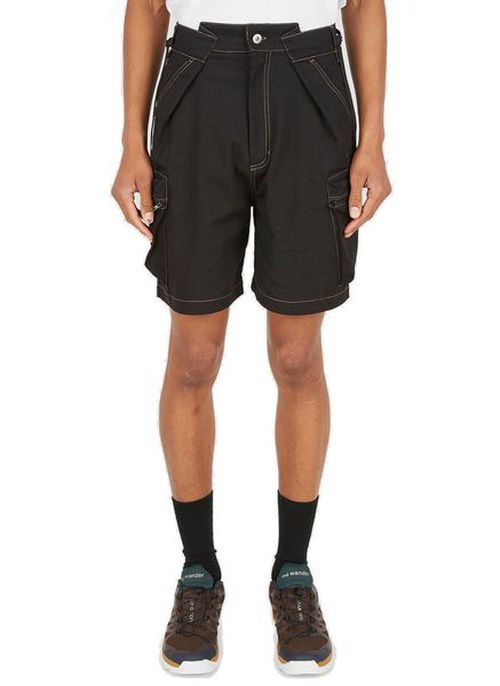 P.A.M. Wombat geplooide taille cargo shorts