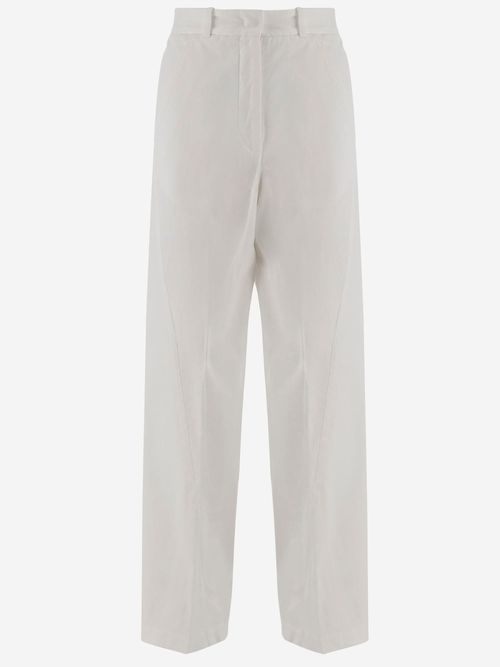 Stretch Cotton Pants
