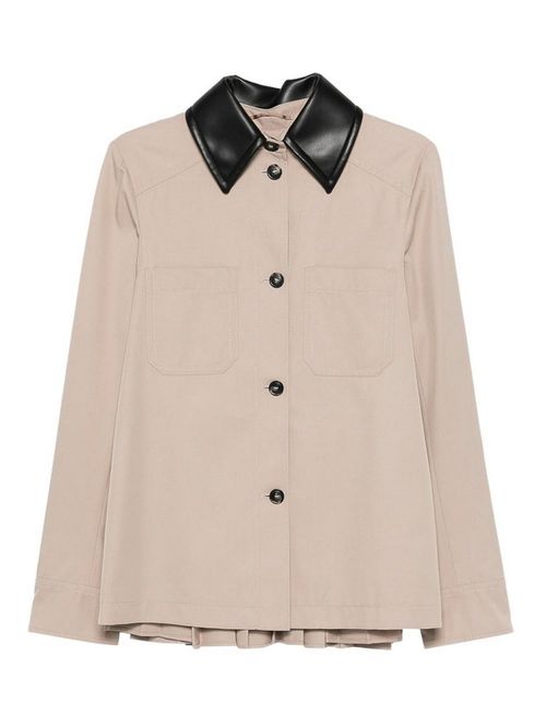 Cotton Blend Trench Coat