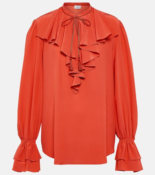 Etro Printed cotton and silk minidress