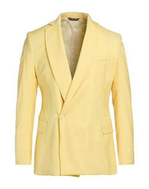 Man Blazer Pastel yellow Size 38 Virgin Wool