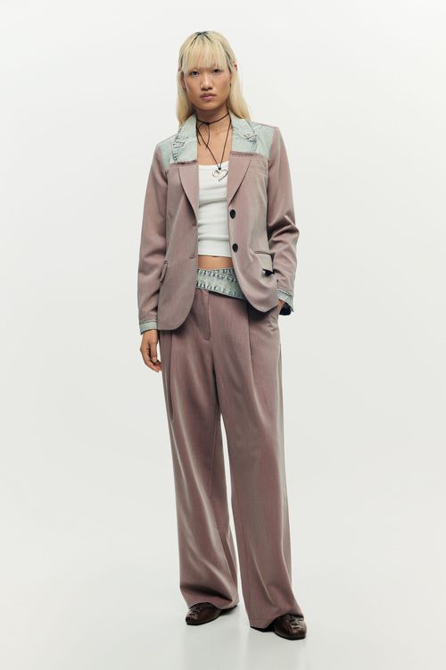 Recycled pink trouser
