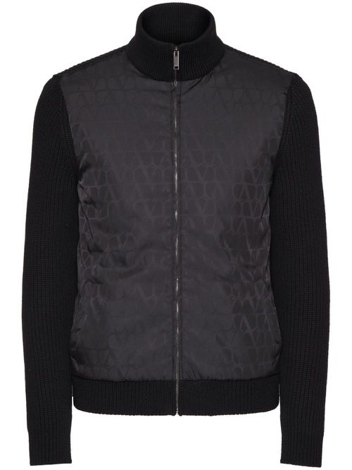 Toile Iconographe wool-knit jacket - Black