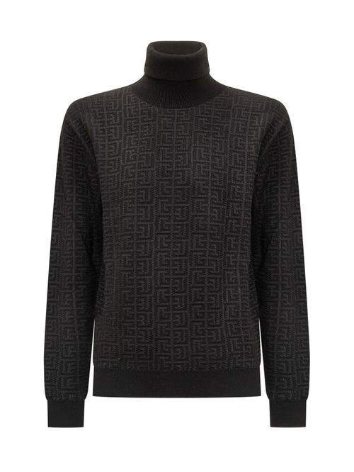 Kids Black Logo Sweater