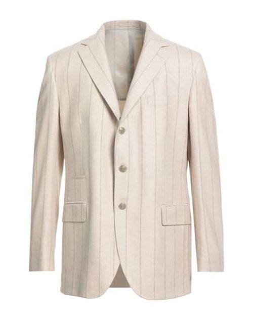 Man Blazer Beige Size 40 Wool, Silk, Cashmere