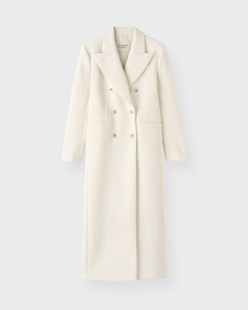 Almada Margot Long Tailored Blazer Crea
