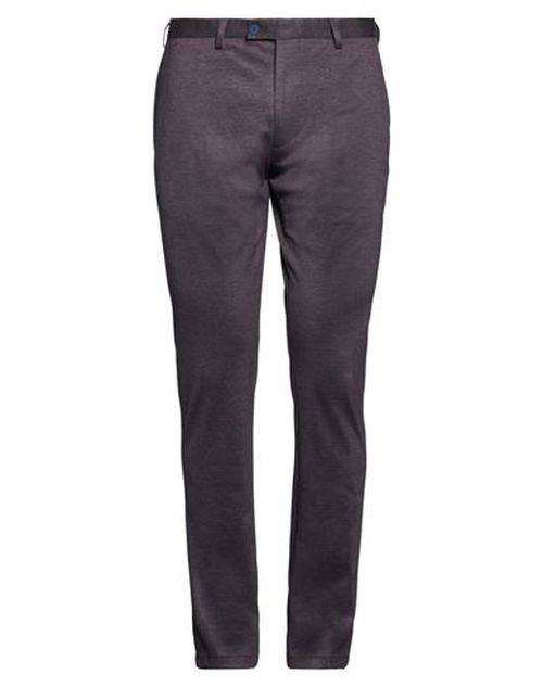 Man Pants Dark purple Size 38 Polyester, Viscose, Elastane