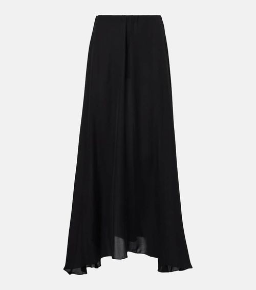 Wardrobe. NYC Flared silk midi skirt