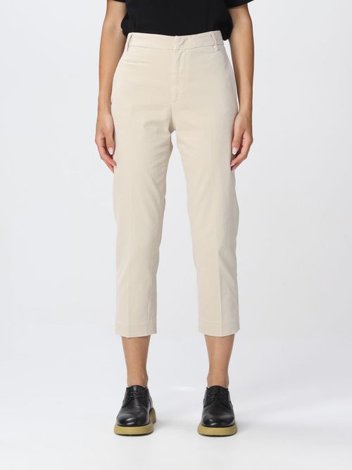 Pants Woman color Beige