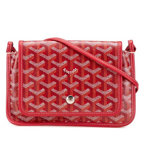 Goyard Red Color Pvc Leather Shoulder Bag Pre-Owned