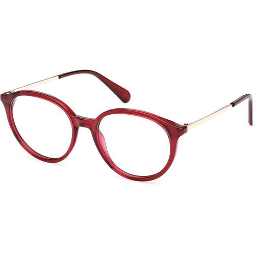 MAX&Co Mujer MAX&Co MO5198 069 Monturas ópticas Inyectado Burdeos Redonda Norma
