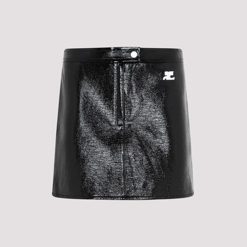 Courrèges REEDITION VINYL MINI SKIRT