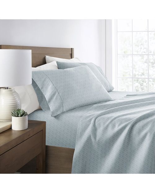 Delicate Details Patterned Ultra-Soft Bed Sheet Set