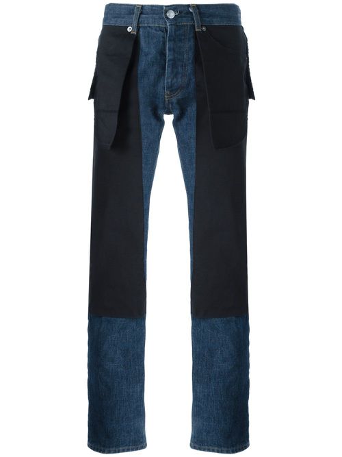 Inside-out slim jeans - Blue