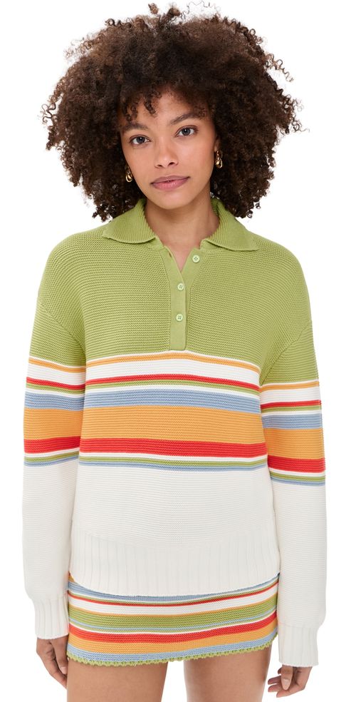 The Cleo Pullover St. Barths Stripe