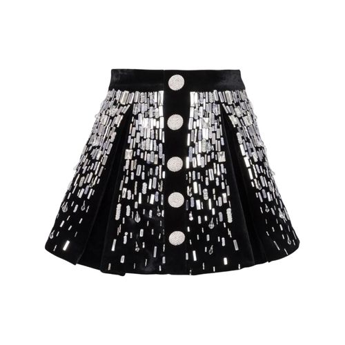 Crystal Embellished Skater Skirt