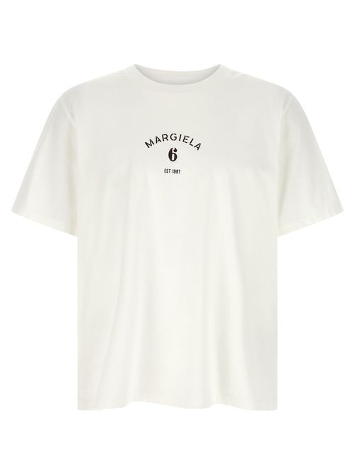 Logo-Print Cotton T-Shirt — White