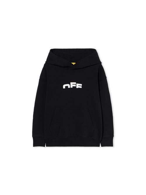 Type Logo Logo Hoodie - Kids Boy's Clothing Black