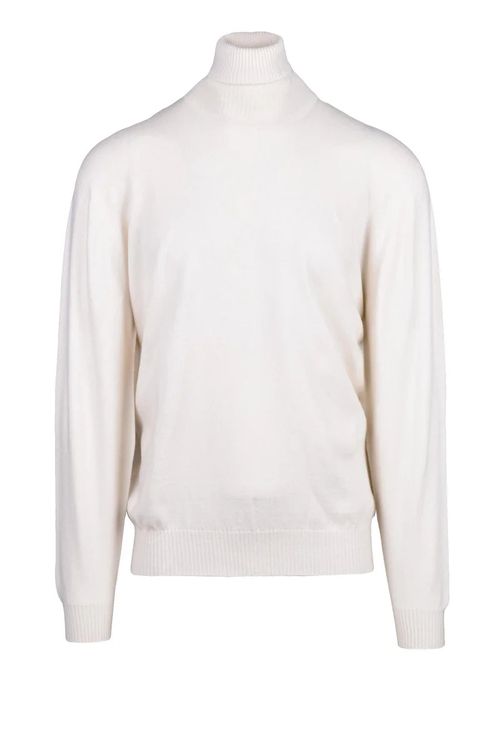 Turtleneck Sweater - White