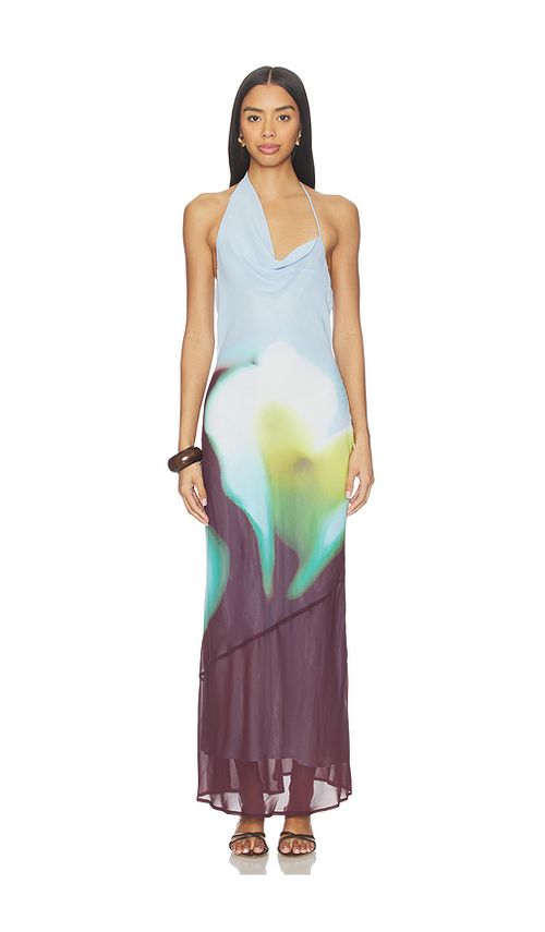 SOVERE Zinnia Dress in Azure. L also in M, S