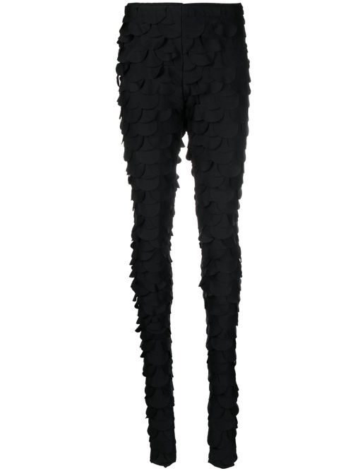 Layered skinny trousers - Black