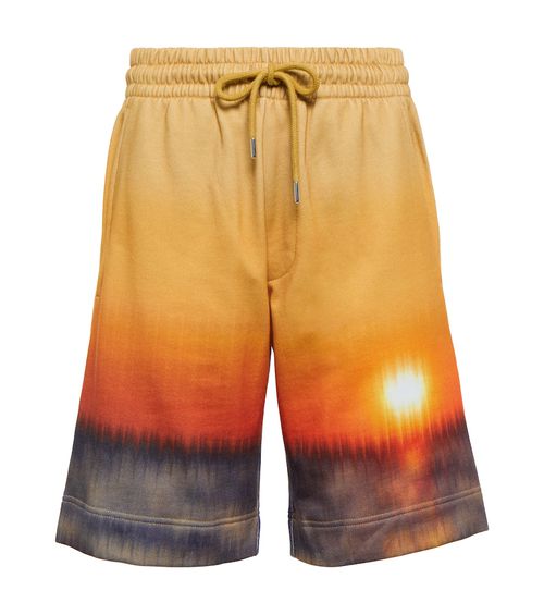 Exclusive to Mytheresa - Printed cotton jersey shorts