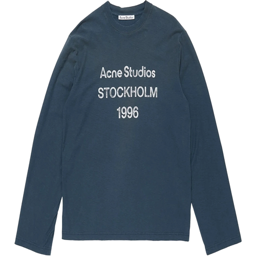 Acne Studios 1996 Long Sleeve T-Shirt Deep Blue