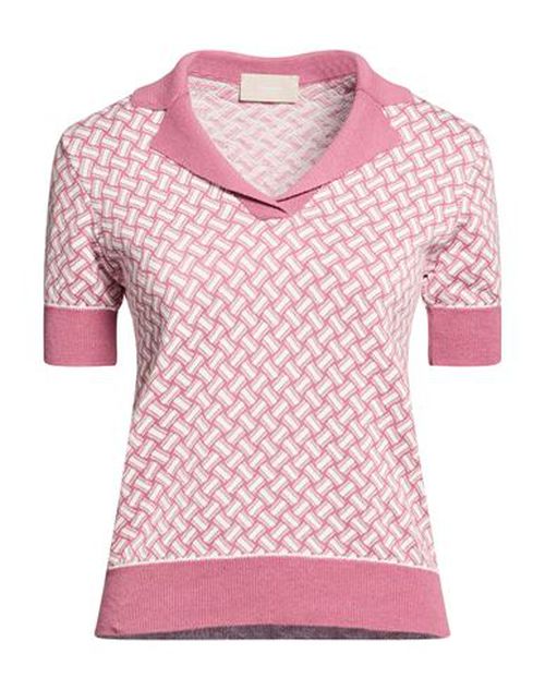 Woman Sweater Antique rose Size L Cotton, Linen