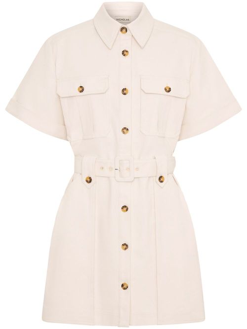Angela mini dress - Neutrals