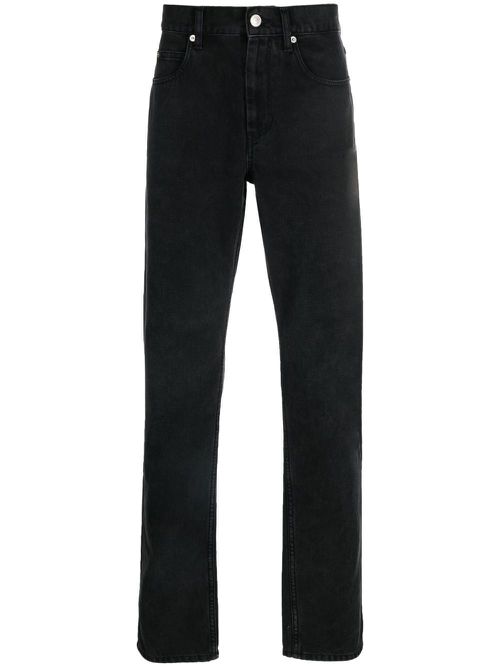 Straight-leg jeans - Black