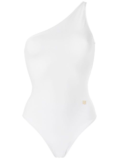 One shoulder swimsuit - White