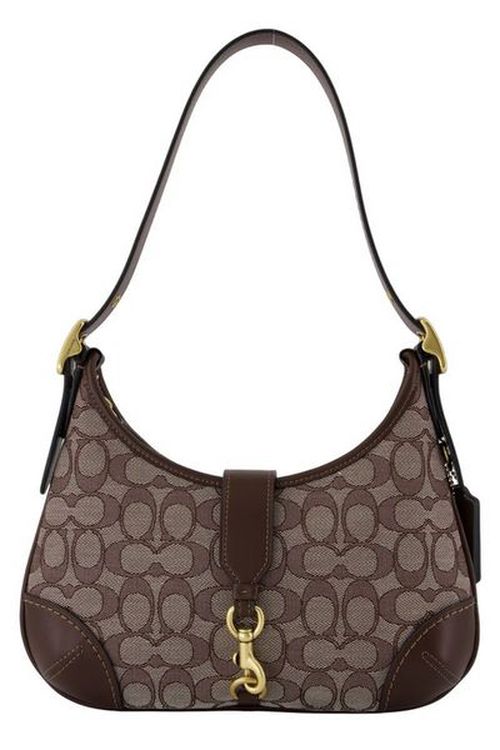 Coach Signature Jacquard Hamptons Hobo Bag