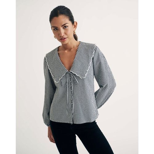 Nobody's Child Gingham Check Blouse