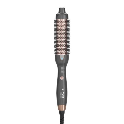 1.5inch Ionic Temperature Control Styling Brush - Gray/Rose Gold