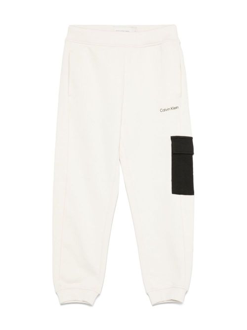 Colourblock sweatpants - Neutrals