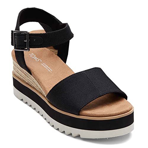TOMS Women's  Diana Sandal Black