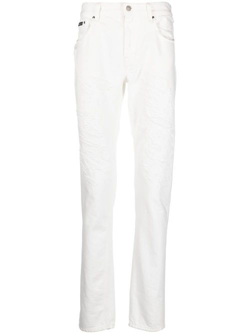 Straight-leg jeans - White