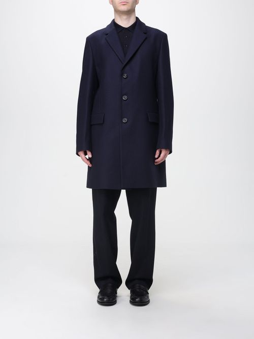 Coat Men color Blue