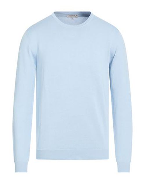 Man Sweater Sky blue Size XXL Cotton