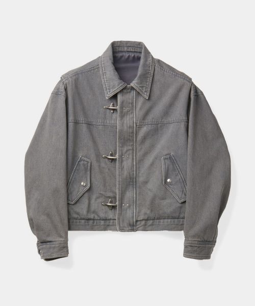Fireman Crop Bomber Jacket 