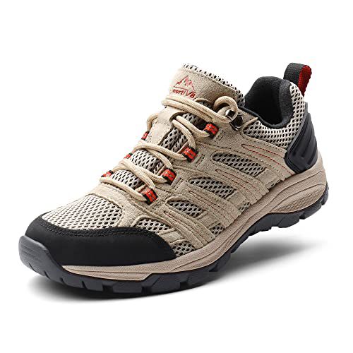 NORTIV 8 Women's Hiking Shoes Lightweight Breathable Mesh Walking Sneakers Outdoor Work Shoes