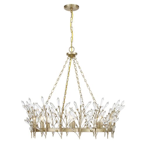 Orianna 8-Light Chandelier in Noble Bra