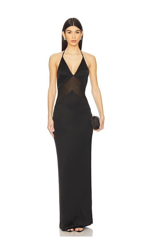 Michael Costello x REVOLVE Adelajda Gown in Black.  XS. Also in L, M