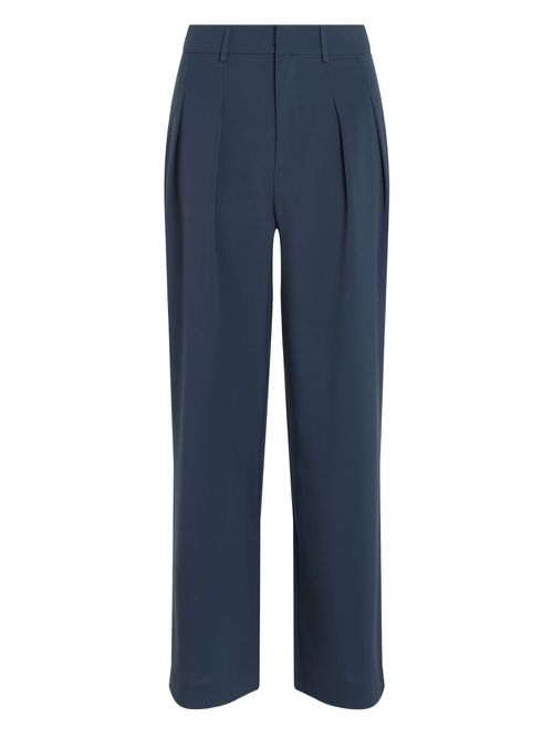 Calvin Klein tailored wide-leg trousers - Blue