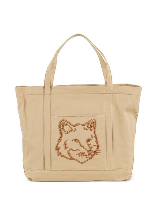 Fox Head Large Tote Bags