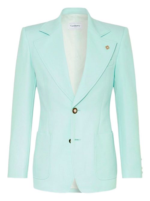 Single-breasted blazer - Green