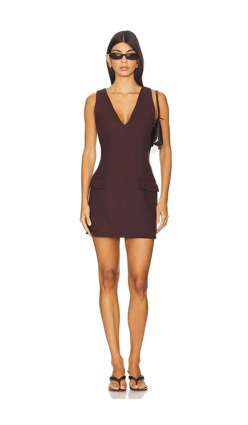 HERSKIND KLEID GEMMA in Brown. Größe 40. Also in 32, 34, 36