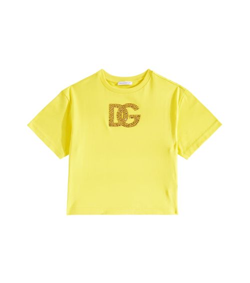 Dolce & Gabbana Kids DG cotton jersey T-shirt