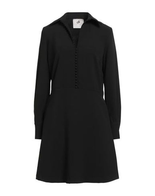Woman Mini dress Black Size 8 Polyester, Elastane